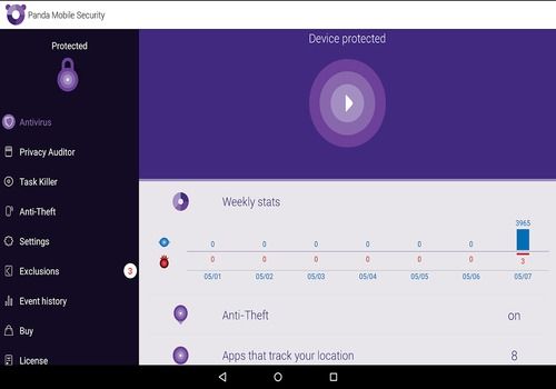 Panda Antivirus Free Android Sécurité & Vie privée