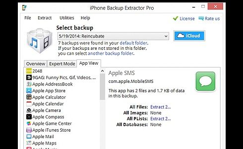 iphone backup extractor free open source