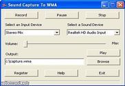 Sound Capture To WMA Multimédia