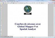 Courbes de niveaux avec Global Mapper 9 et Spatial Analyst Sciences