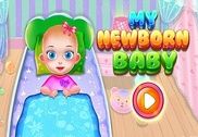 Newborn jeux de filles de bébé Jeux