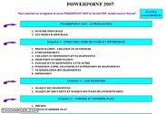 Cours Bardon - Powerpoint 2007 Informatique