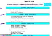 Cours Bardon - Word 2003 Informatique