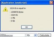 Bandwidth calculator Javascript
