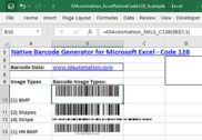 Excel Code 128 Barcode Generator Bureautique
