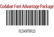 Codabar Font Package Bureautique