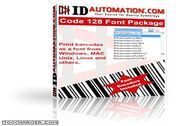 IDAutomation Code 128 Barcode Fonts Bureautique