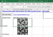 Excel QR Code Barcode Generator Bureautique