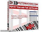 IDAutomation PDF417 Font and Encoder Bureautique