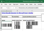Excel GS1 DataBar Barcode Generator Bureautique