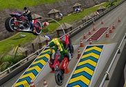 Course de vélos en chaîne: Extreme Moto Stunts 3D Jeux