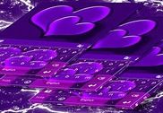 Purple Hearts pour GO Keyboard Internet