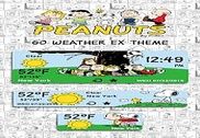 Peanuts Weather Widget Theme