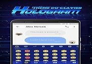 Thème du clavier Emoji Hologramme 3D Néon Internet