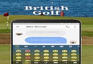 Golf britannique emoji clavier Thème pour l'Open Internet