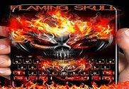 Feu crane clavier theme Hell Fire Skull Internet