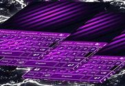 Violet Free Theme for Keyboard Internet