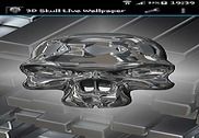 3D Crâne fond d'écran Internet