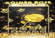 Golden Rose 3D Go Launcher Theme