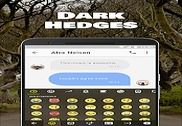 Dark Hedges Emoji Keyboard Theme for GOT Internet