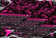 Emo Pink Keyboard Theme Internet