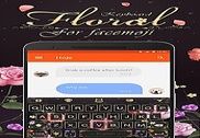 Floral Keyboard Theme-Facemoji Internet