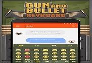 Gun and Bullet Keyboard Theme for Snapchat Internet