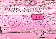 Pink Cherry  Blossom Keyboard Theme Internet
