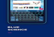 Blue Science Keyboard Theme Internet