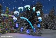 3D Christmas Clock Screensaver Personnalisation de l'ordinateur