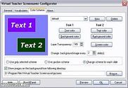Virtual Teacher Screensaver Personnalisation de l'ordinateur