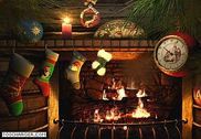 Fireside Christmas 3D Screensaver Personnalisation de l'ordinateur