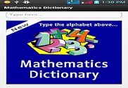 Mathematics Dictionary Education