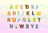 Alphabet Learning Flashcards Education