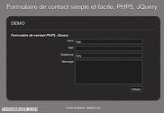 Formulaire de contact en PHP5 et JQuery facile à installer  PHP