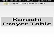 Prayer Time Karachi Table Education