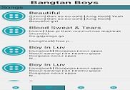 Chansons Bangtan Boys (BTS)