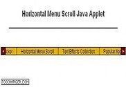 Horizontal Menu Scroll Applets Java