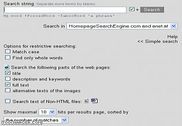 Homepage SearchEngine Internet