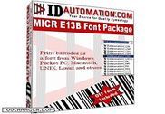 IDAutomation MICR E13B Font Advantage Bureautique