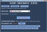 Top Secret VPN for Windows Sécurité & Vie privée