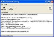 Recovery for WordPerfect Utilitaires