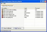 Firefox Password Recovery Master Utilitaires