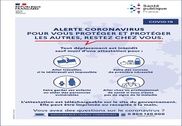 Affiche alerte coronavirus Maison et Loisirs