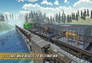 Train Driving Sim 2018- OffRoad Animal Transport Jeux