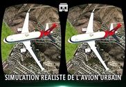 Simulateur de vol d'avion vr city Jeux