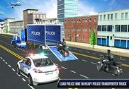 Police Plane Moto Transporter Jeux