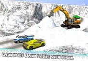 Winter Snow Excavator Crane Op Jeux