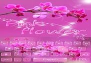 Orchidée rose Clavier Keyboard Maison et Loisirs