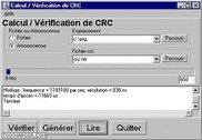CRC vérification de CD Utilitaires